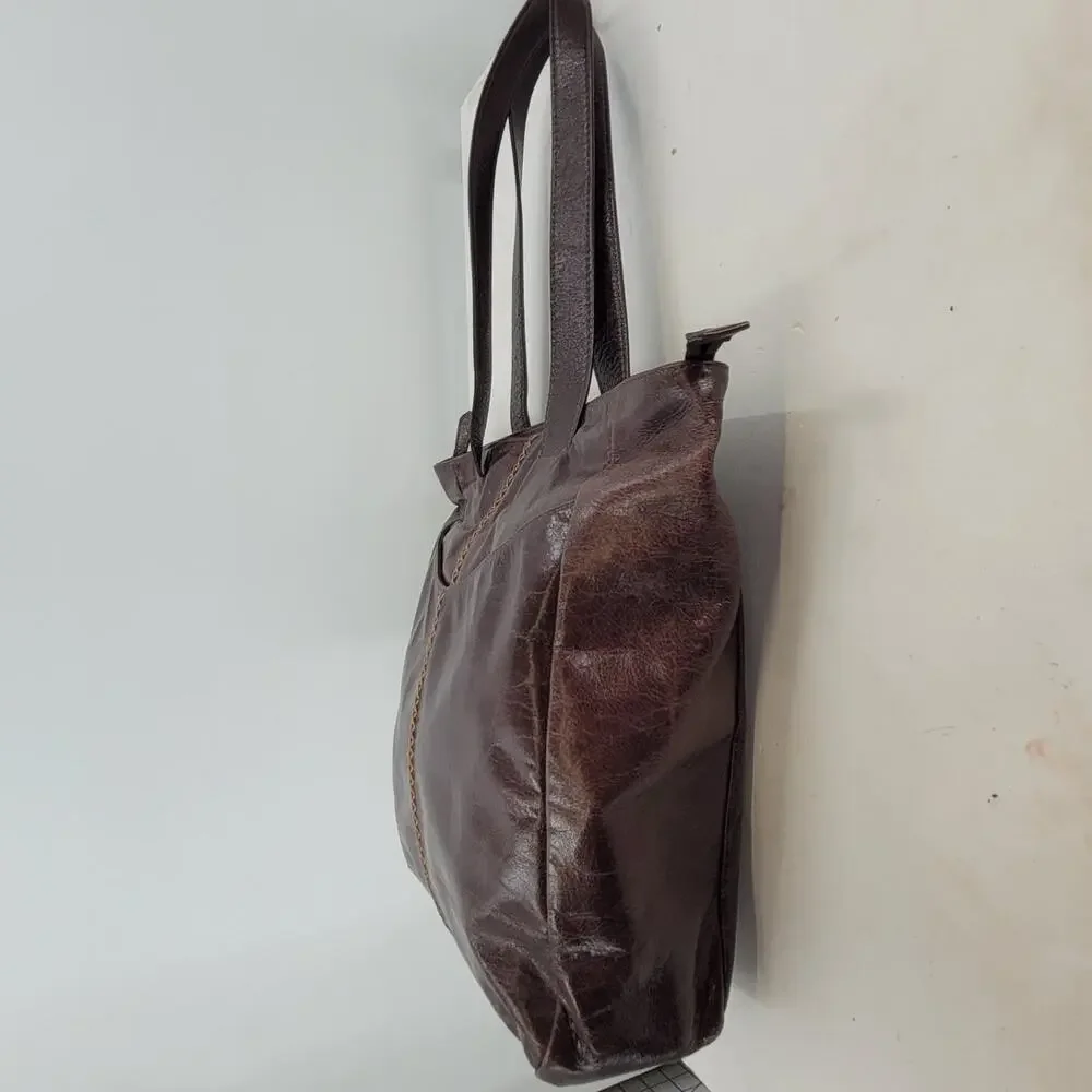 National Geographic Distressed‎ Leather Tote Dark Academia Travel Bag bohemian